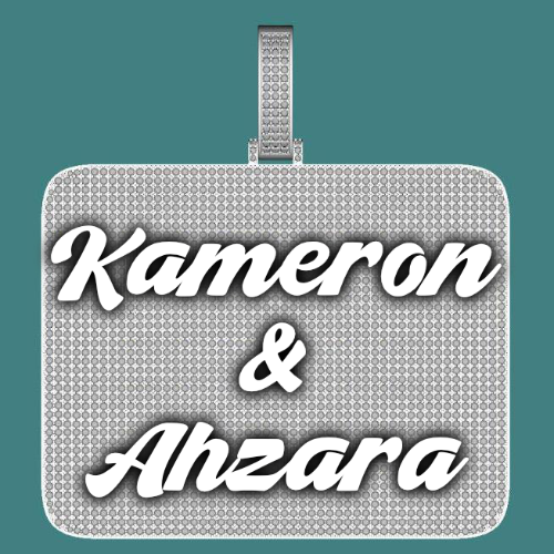 CUSTOM LETTER NECKLACE 3D BIG SQUARE