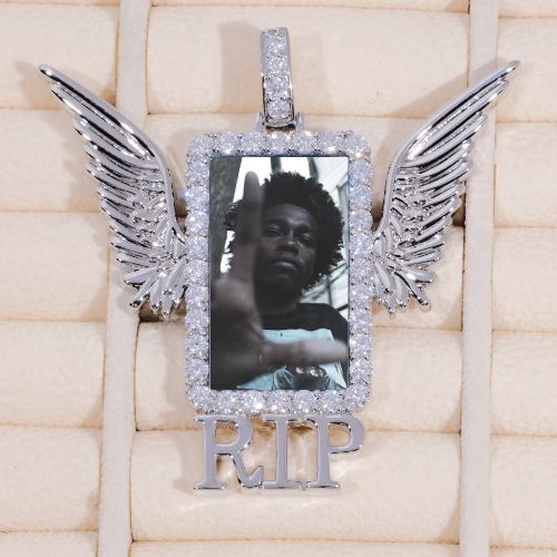 RIP WING 3D CUSTOM PICTURE PENDANT