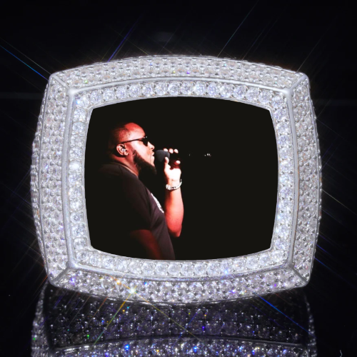 3D CUSTOM PICTURE ICED RING