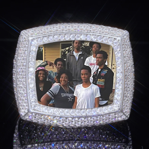 3D CUSTOM PICTURE ICED RING