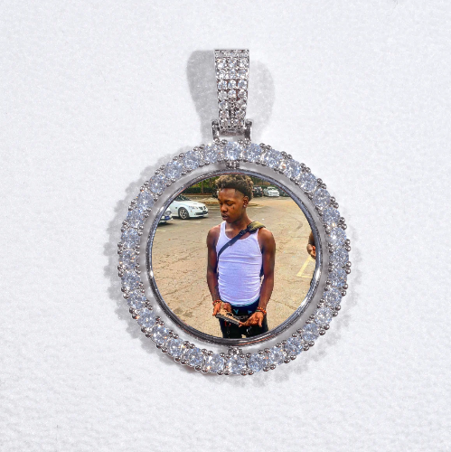 3D Spinning 2-Faced Custom Picture Pendant