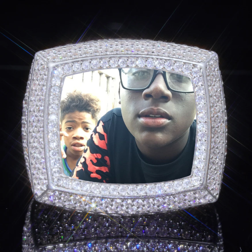 3D CUSTOM PICTURE ICED RING