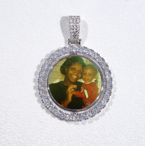 3D Spinning 2-Faced Custom Picture Pendant