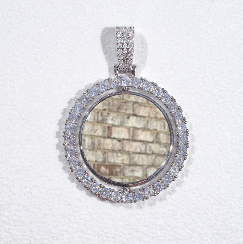 3D Spinning 2-Faced Custom Picture Pendant