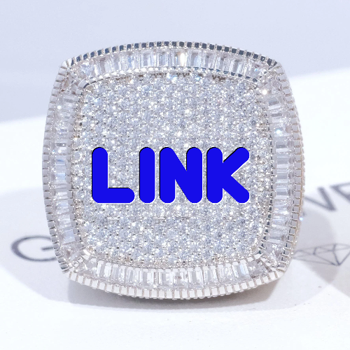 CUSTOM LETTER 3D ICED RING