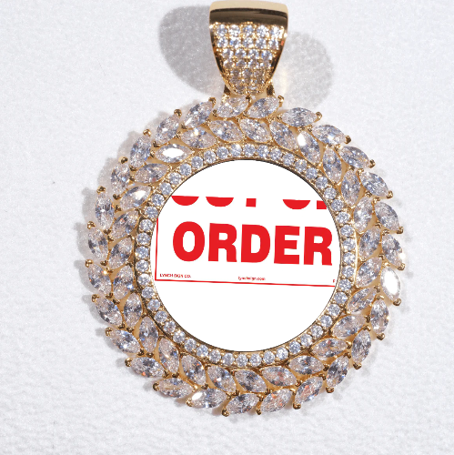 Large 3D Wheat Ear Custom Picture Pendant
