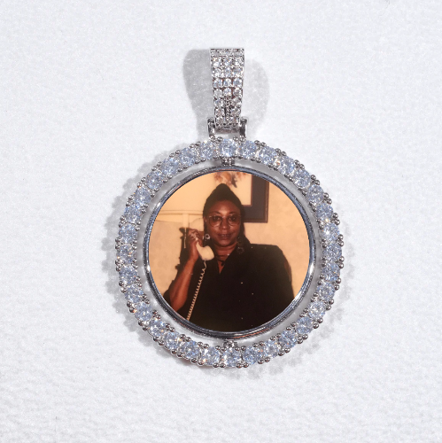 3D Spinning 2-Faced Custom Picture Pendant