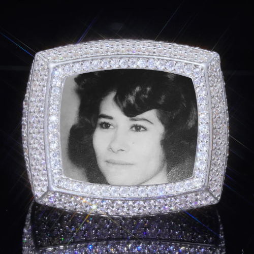 3D CUSTOM PICTURE ICED RING