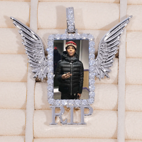 RIP WING 3D CUSTOM PICTURE PENDANT