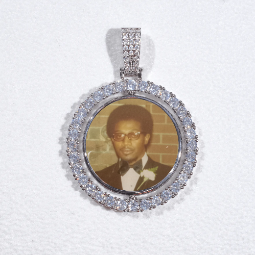 3D Spinning 2-Faced Custom Picture Pendant