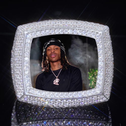 3D CUSTOM PICTURE ICED RING