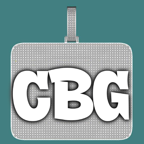 CUSTOM LETTER NECKLACE 3D BIG SQUARE