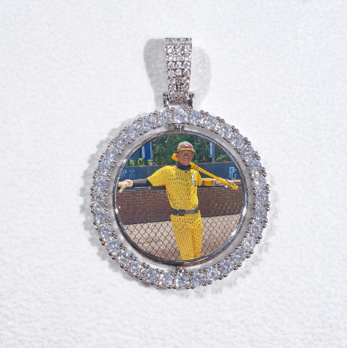 3D Spinning 2-Faced Custom Picture Pendant