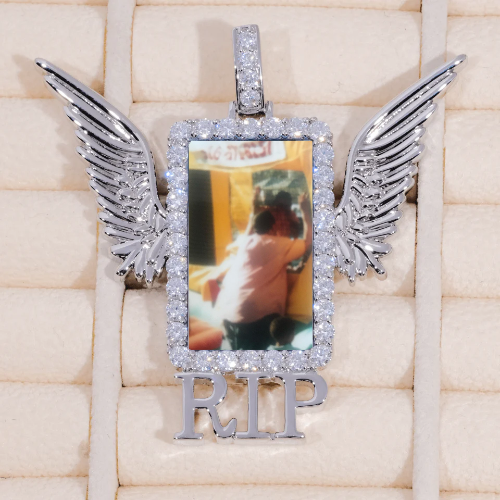 RIP WING 3D CUSTOM PICTURE PENDANT