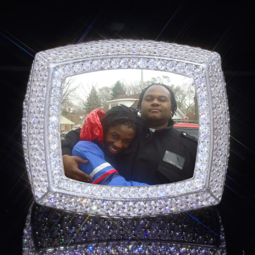 3D CUSTOM PICTURE ICED RING
