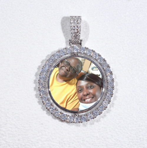 3D Spinning 2-Faced Custom Picture Pendant