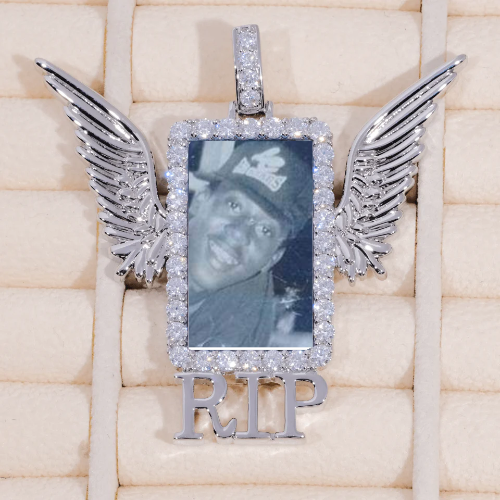 RIP WING 3D CUSTOM PICTURE PENDANT