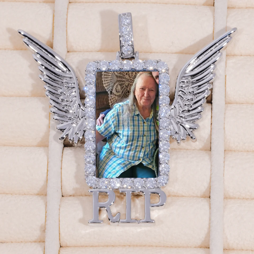 RIP WING 3D CUSTOM PICTURE PENDANT