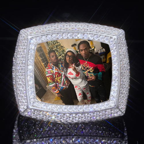 3D CUSTOM PICTURE ICED RING