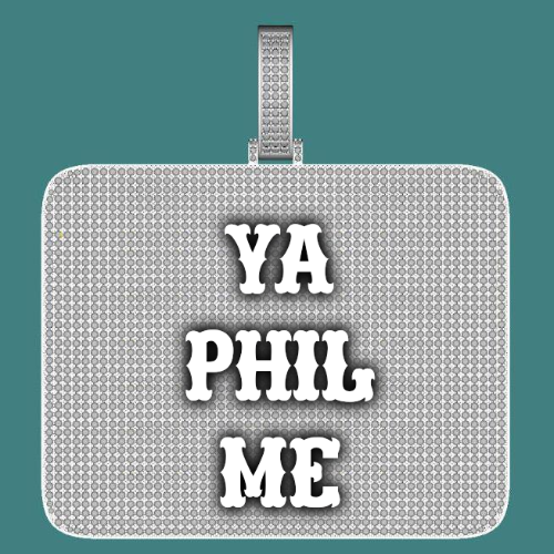 CUSTOM LETTER NECKLACE 3D BIG SQUARE