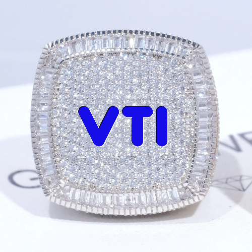 CUSTOM LETTER 3D ICED RING