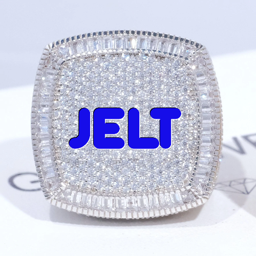 CUSTOM LETTER 3D ICED RING