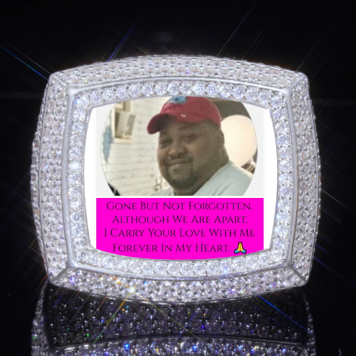 3D CUSTOM PICTURE ICED RING