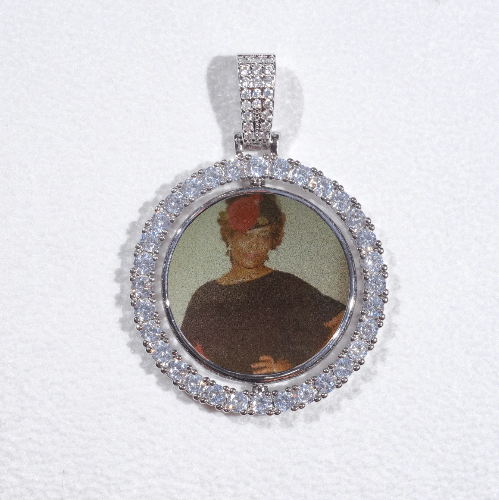 3D Spinning 2-Faced Custom Picture Pendant