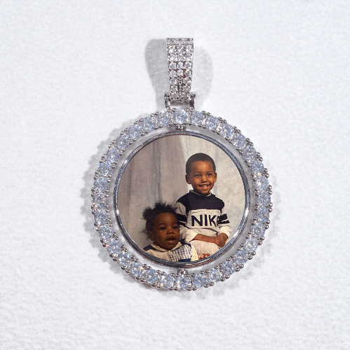 3D Spinning 2-Faced Custom Picture Pendant