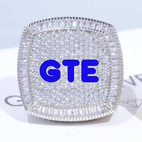 CUSTOM LETTER 3D ICED RING