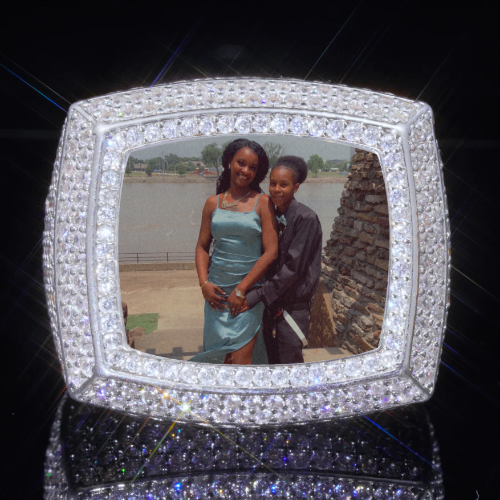 3D CUSTOM PICTURE ICED RING