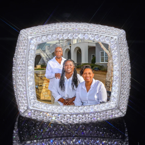 3D CUSTOM PICTURE ICED RING