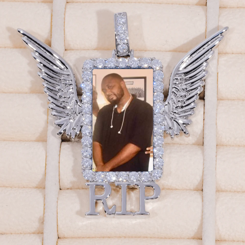 RIP WING 3D CUSTOM PICTURE PENDANT