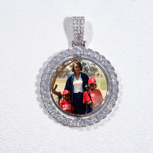3D Spinning 2-Faced Custom Picture Pendant