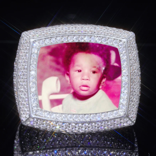 3D CUSTOM PICTURE ICED RING