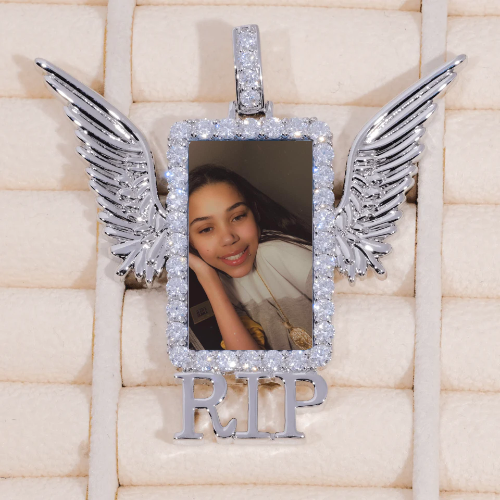 RIP WING 3D CUSTOM PICTURE PENDANT