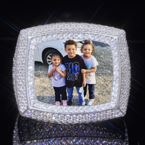 3D CUSTOM PICTURE ICED RING