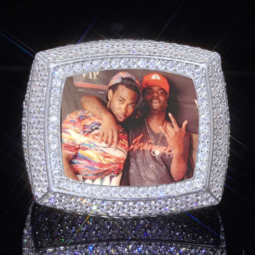 3D CUSTOM PICTURE ICED RING