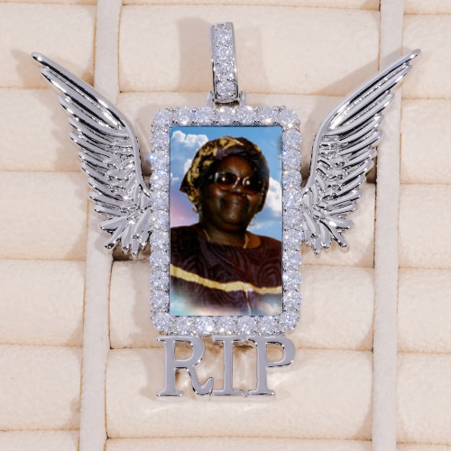 RIP WING 3D CUSTOM PICTURE PENDANT