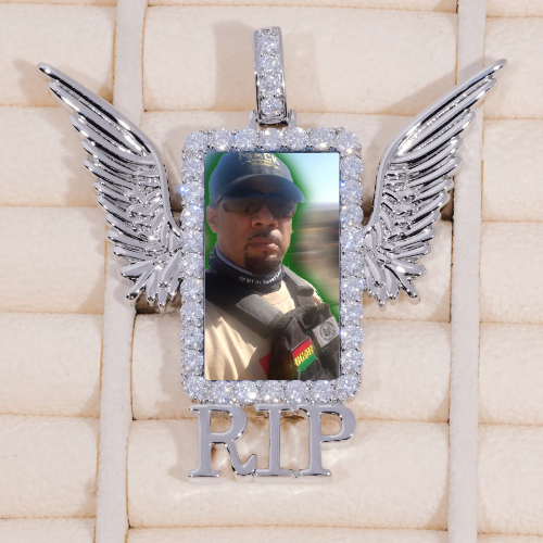 RIP WING 3D CUSTOM PICTURE PENDANT