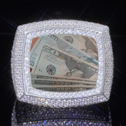 3D CUSTOM PICTURE ICED RING