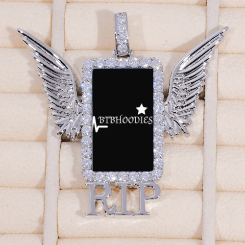 RIP WING 3D CUSTOM PICTURE PENDANT