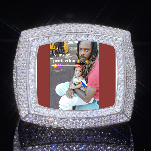 3D CUSTOM PICTURE ICED RING