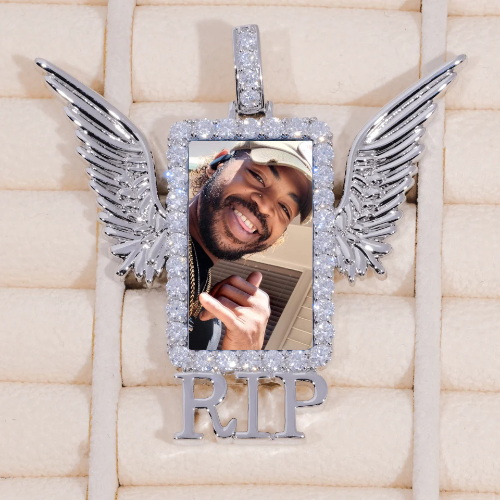 RIP WING 3D CUSTOM PICTURE PENDANT