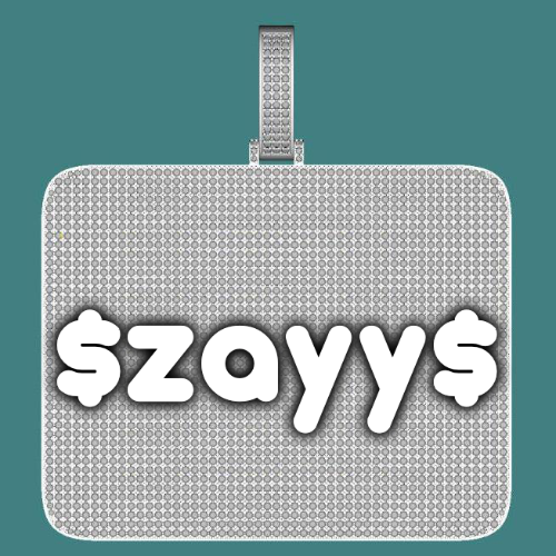 CUSTOM LETTER NECKLACE 3D BIG SQUARE