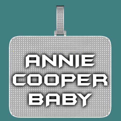 CUSTOM LETTER NECKLACE 3D BIG SQUARE