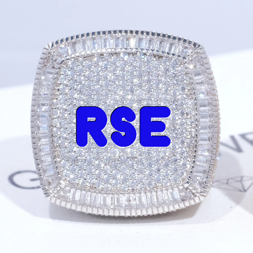 CUSTOM LETTER 3D ICED RING