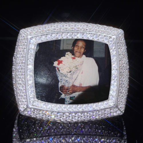 3D CUSTOM PICTURE ICED RING