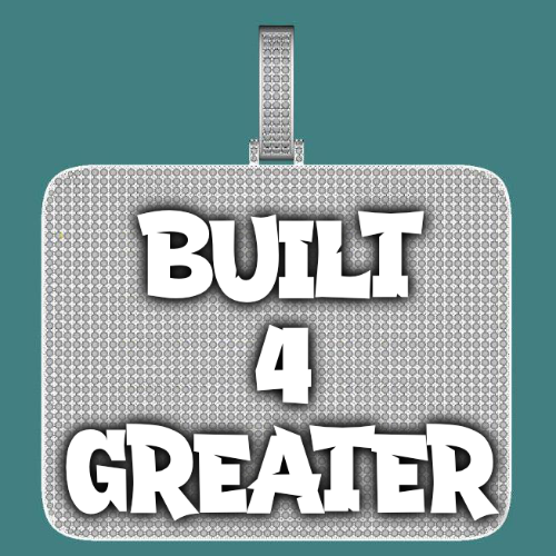 CUSTOM LETTER NECKLACE 3D BIG SQUARE