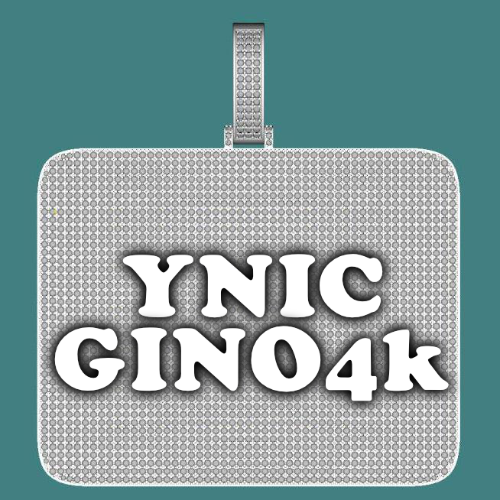 CUSTOM LETTER NECKLACE 3D BIG SQUARE